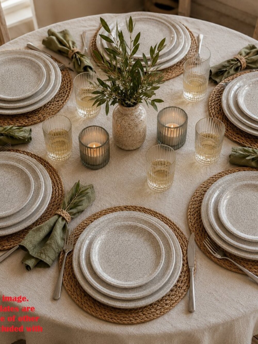 SET (6) Churchill Stonecast Homespun Range Speckled 6 5/8" Bread Plates England